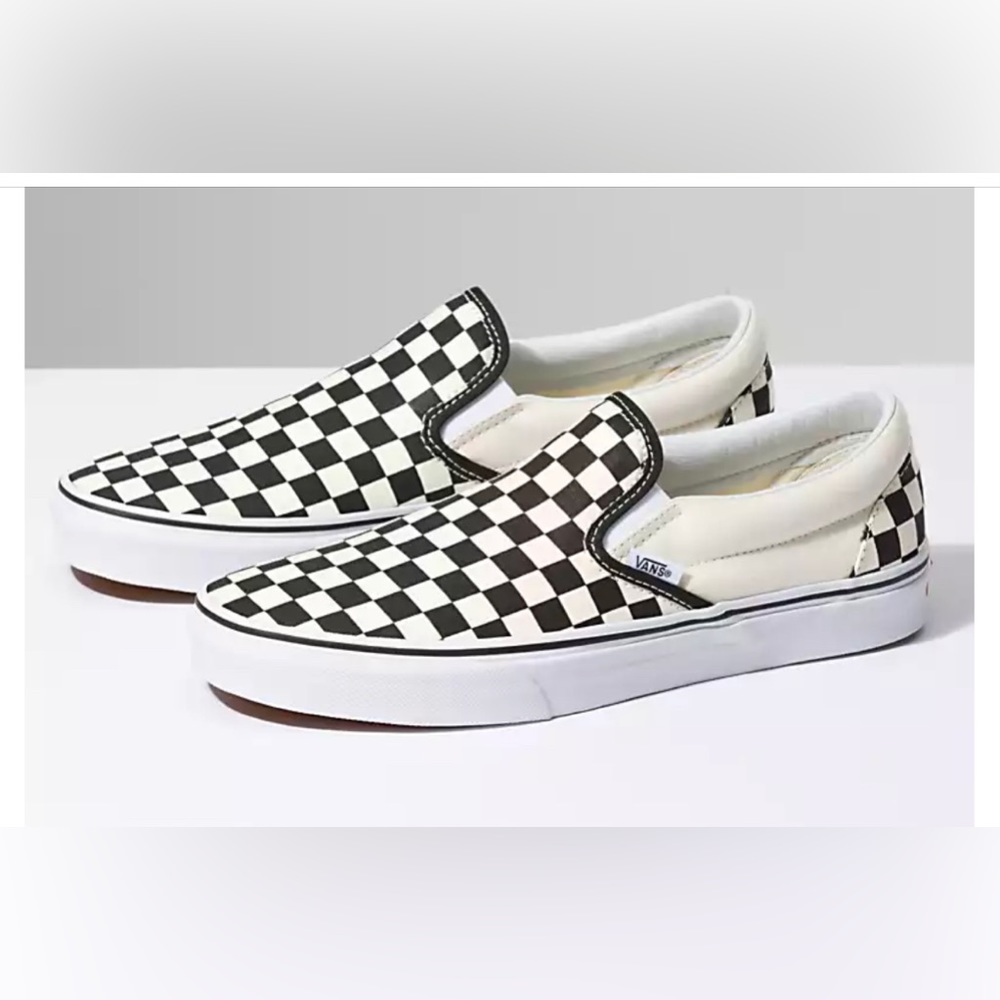Brand new-price is firm-CHECKERBOARD SLIP-ON SHOE size 12
